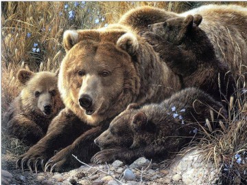 ours dansants Tableau Peinture - ours 10